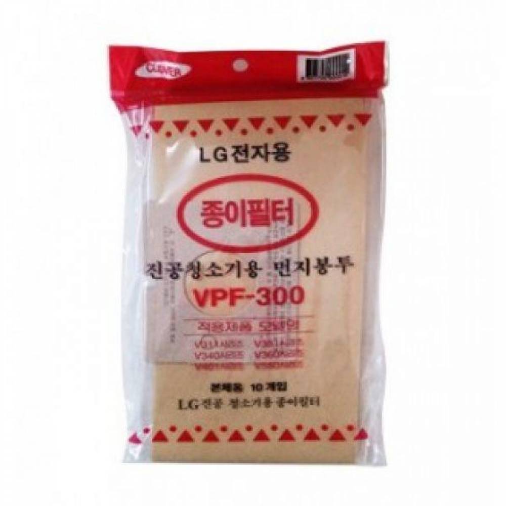 LG 청소기 먼지필터 봉투 10장 1팩(VPF-300)
