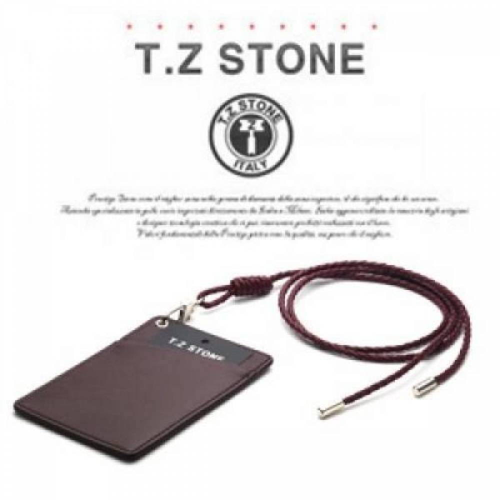 티지스톤-TZ1D227 클래식 와인 목걸이형 카드지갑(사선형)