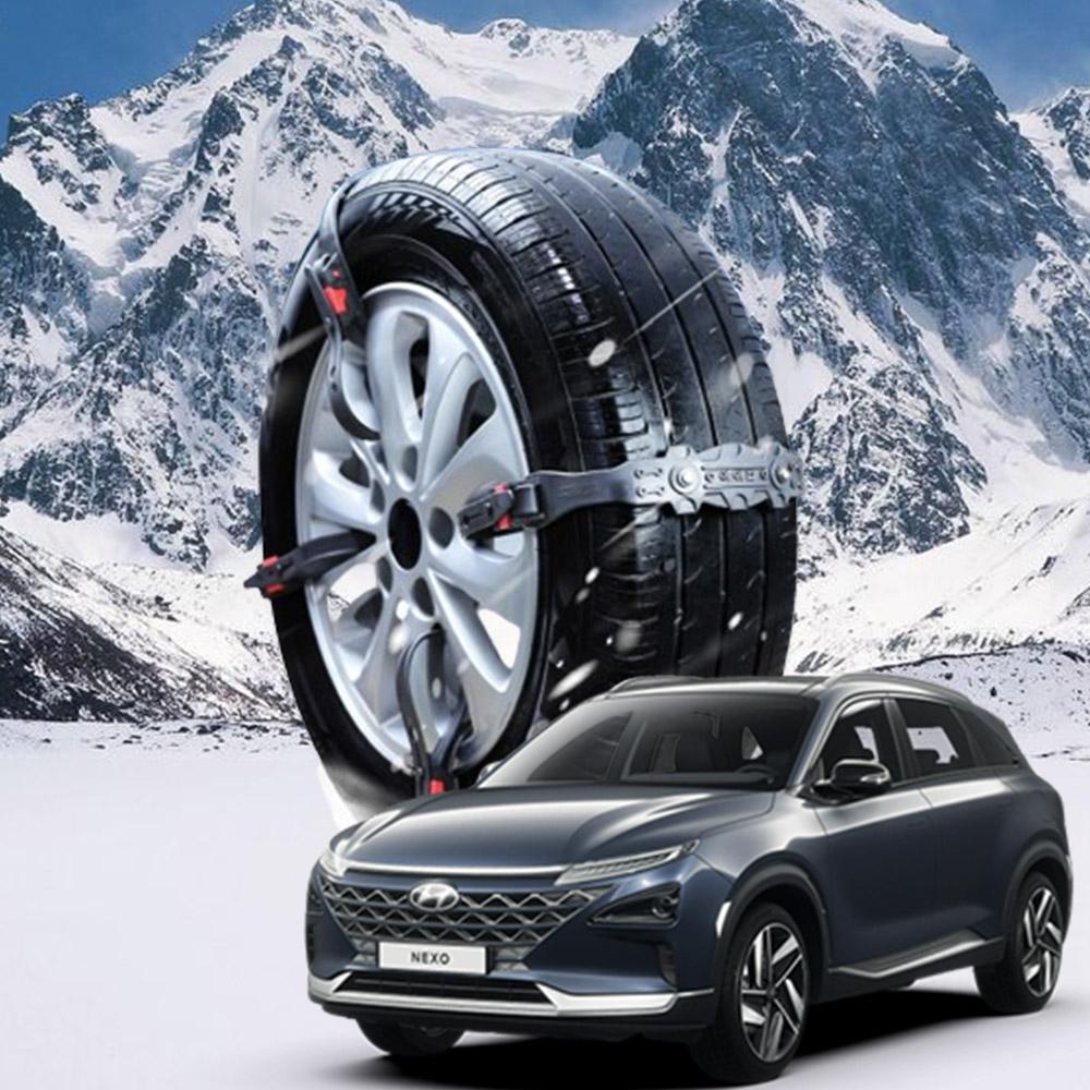 넥쏘 벨트형 시즌2 우레탄 스노우체인 1P