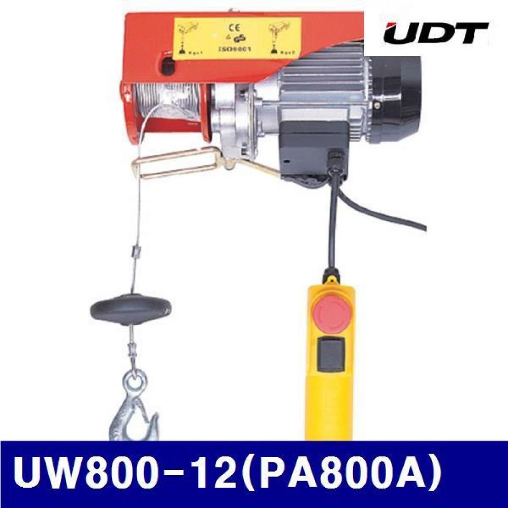 UDT 5915284 미니전동윈치 UW800-12(PA800A) 400kg 800kg (1EA)
