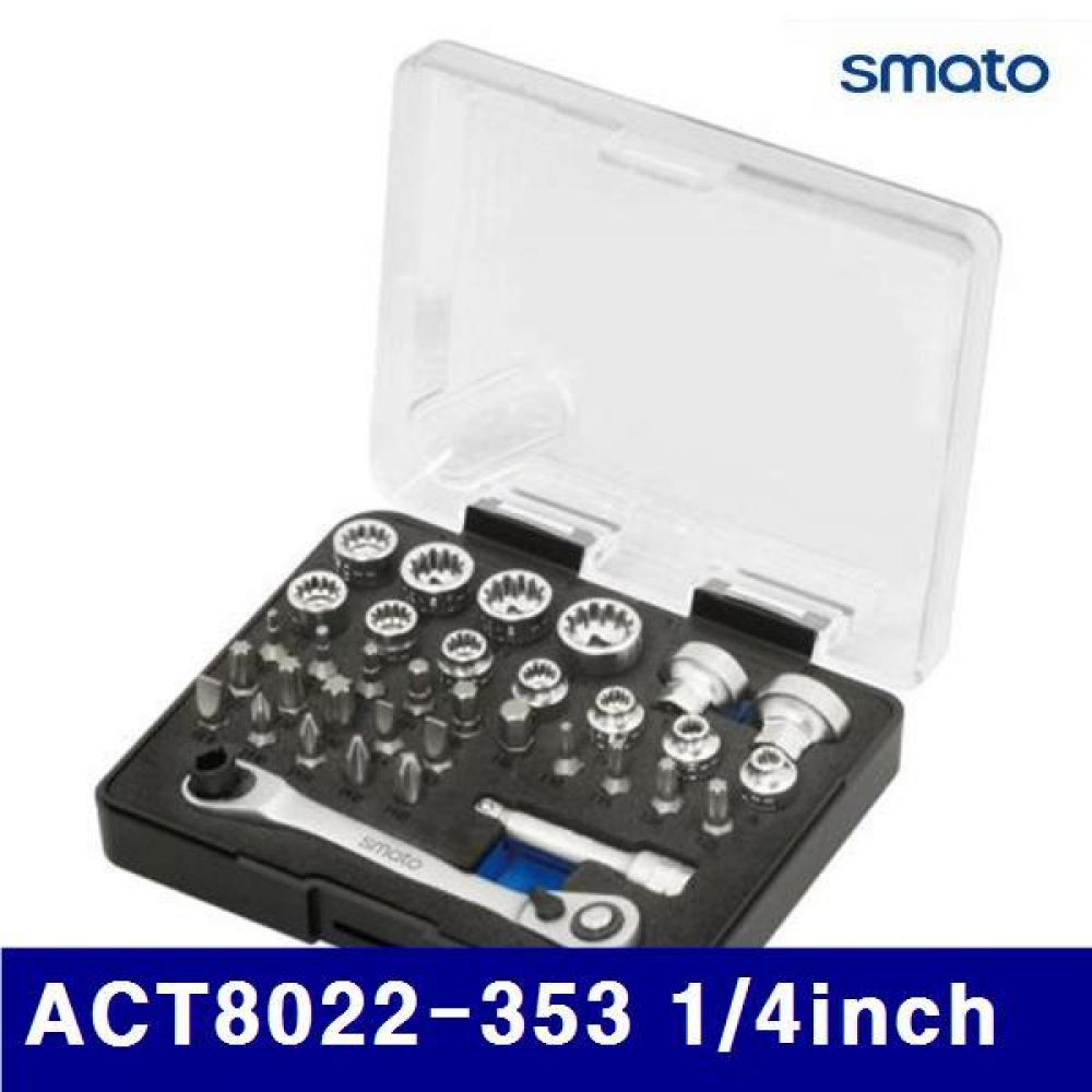 스마토 1173729 소켓렌치세트 ACT8022-353 1/4Inch 35pcs (1SET)