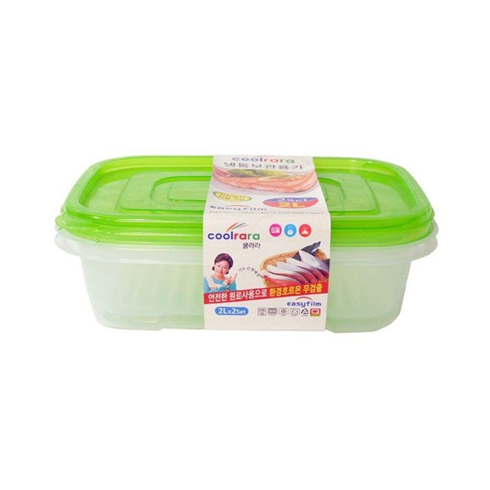 쿨라라 냉동보관 밀폐용기 2L 2개입