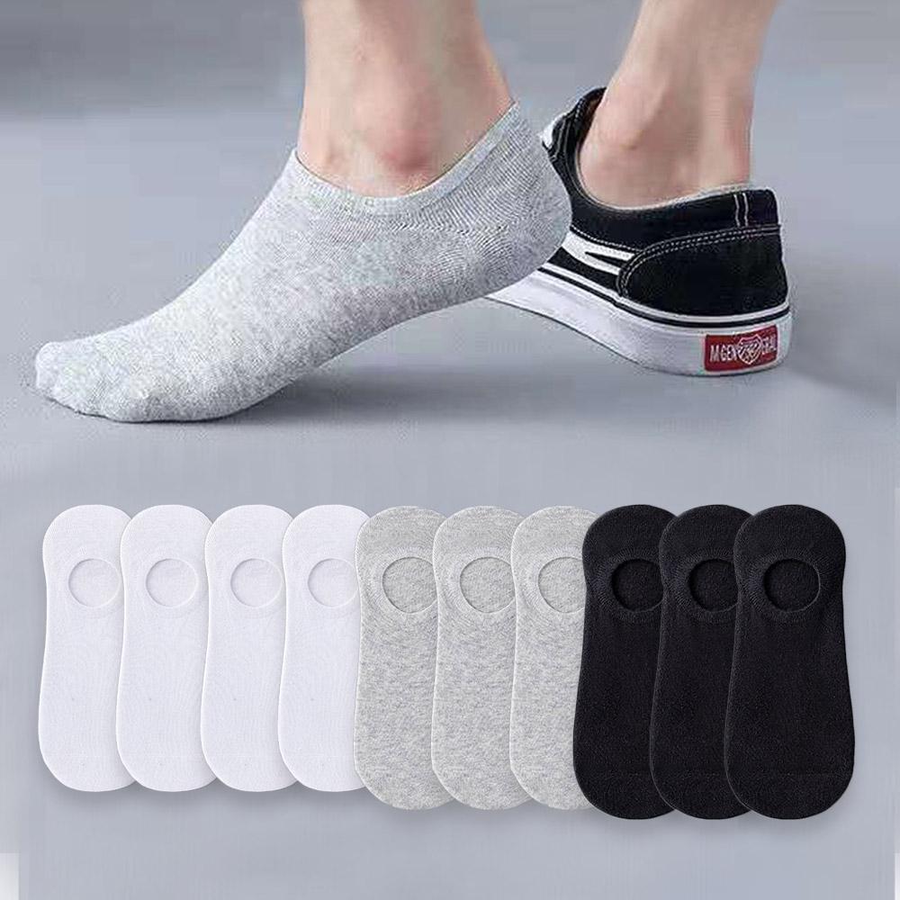 남성 페이크 삭스 스니커즈 로퍼 짧은 양말 10개 세트 -싸게팔자