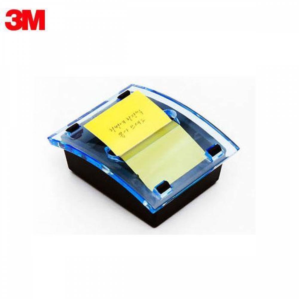 3M 포스트잇 크리스탈 팝업 디스펜서 DS-123 (57x76mm) 1패드 메모지(제작 로고 인쇄 홍보 기념품 판촉물)
