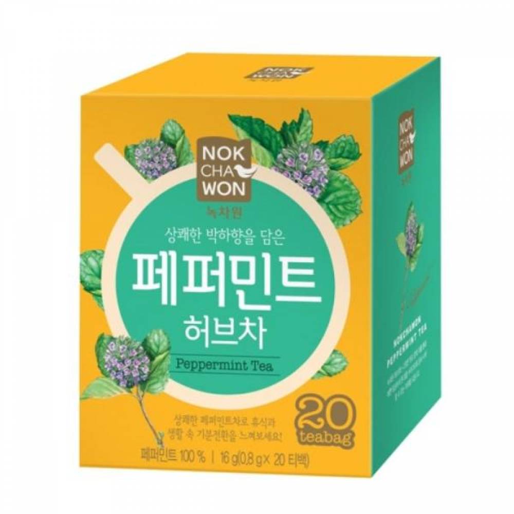 페퍼민트 허브차 0.8gx20T 녹차원