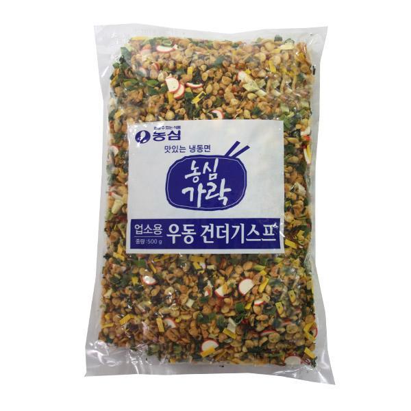 농심가락 업소용 우동건더기스프500g