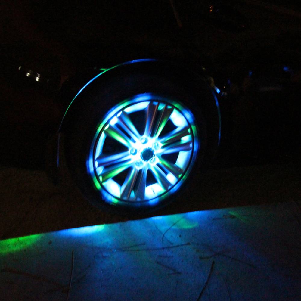 야시론 자동차 휠캡라이트 무드등 LED G50