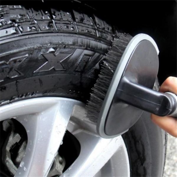 차량용 휠청소 브러쉬 타이어 청소솔 T형