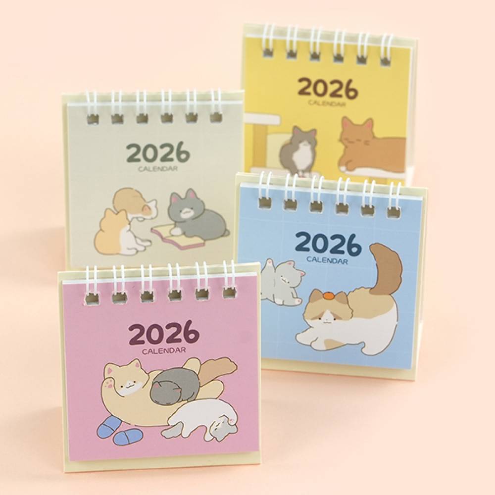 핑크풋 2026 냥냥 쪼꼬미 달력 (1개)