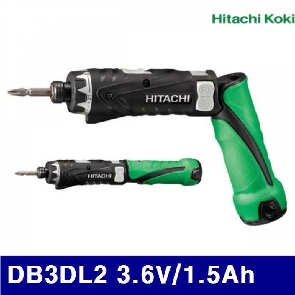 HITACHI 624-0801 충전스크류드라이버 DB3DL2 3.6V/1.5Ah (1EA)
