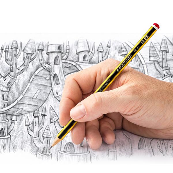 스테들러 노리스 120 연필 1자루 스케치연필 제도연필(제작 로고 인쇄 홍보 기념품 판촉물)