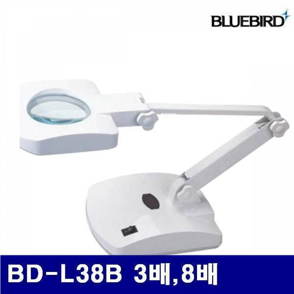 블루텍 4006321 LED조명확대경 BD-L38B 3배 8배 89mm(3.5Inch) (1EA)