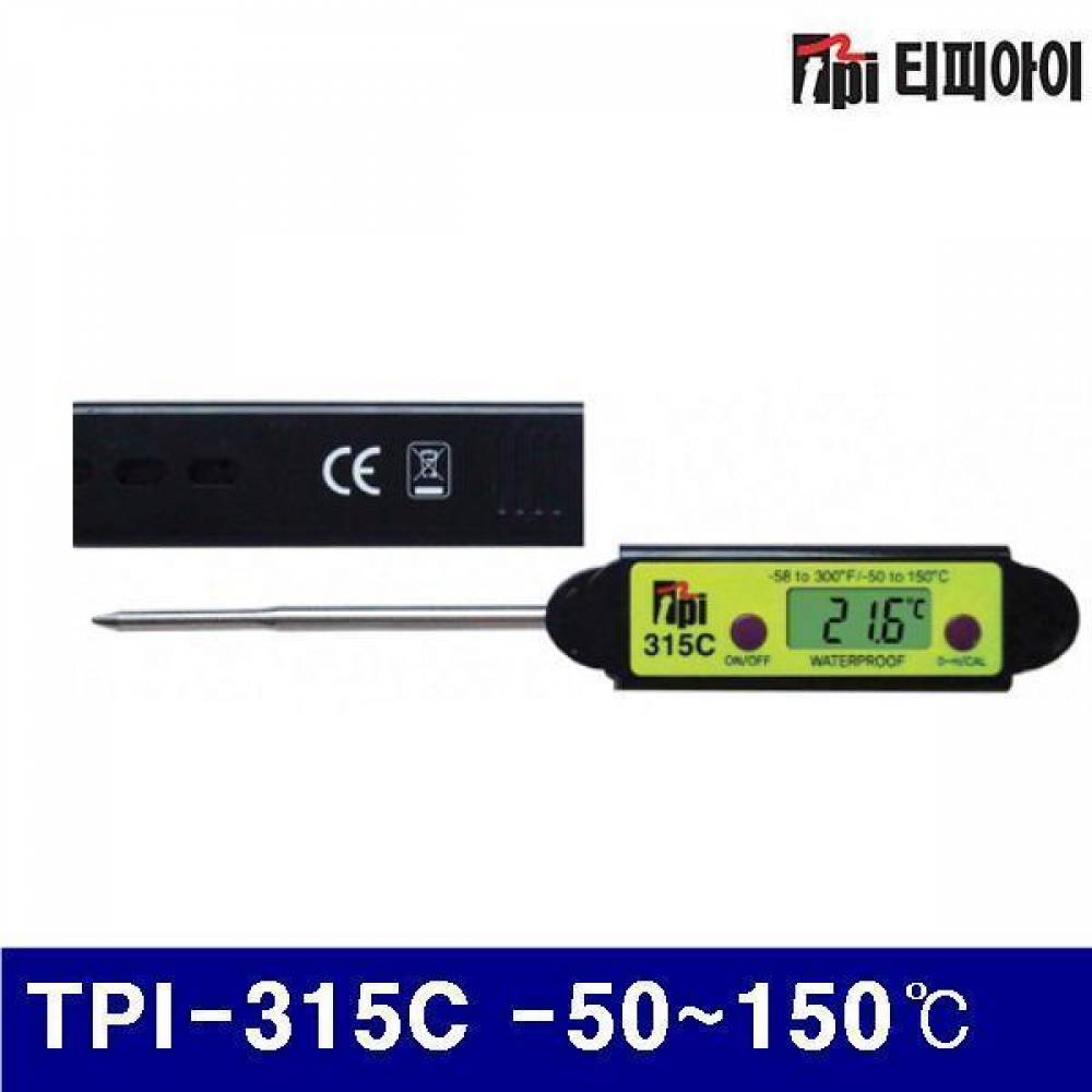 TPI 4350082 디지털 핀온도계 TPI-315C -50-150(도) 75mm (1EA)