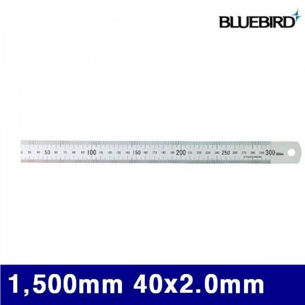 (화물착불)블루버드 4000929 무광 철직자 1 500mm 40x2.0mm  (1EA)