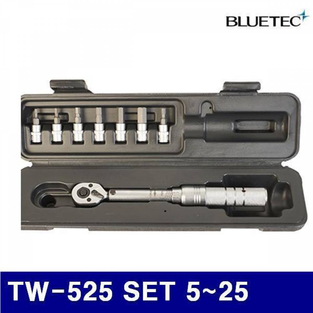 블루텍 4011022 토크렌치 세트 TW-525 SET 5-25 0.2 (1EA)