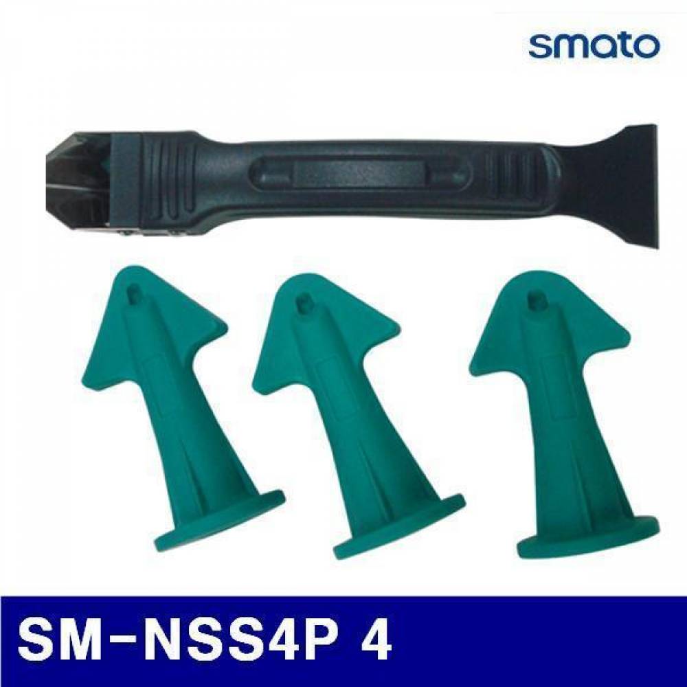 스마토 1091115 실리콘스크레이퍼 세트-4P SM-NSS4P 4 실리콘 마감작업 및 제거작업 (1EA)