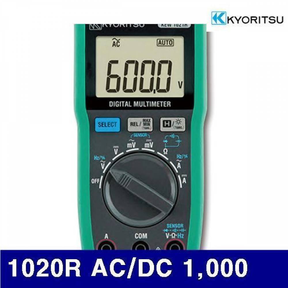 교리쯔 4164892 디지털테스터 1020R AC/DC 1 000 40.00 (1EA)