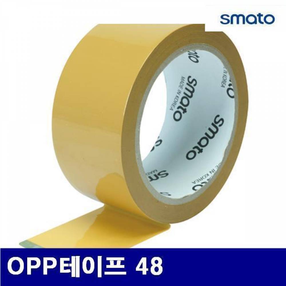 스마토 1129719 OPP테이프-베이지 OPP테이프 48 40 (묶음(50EA))