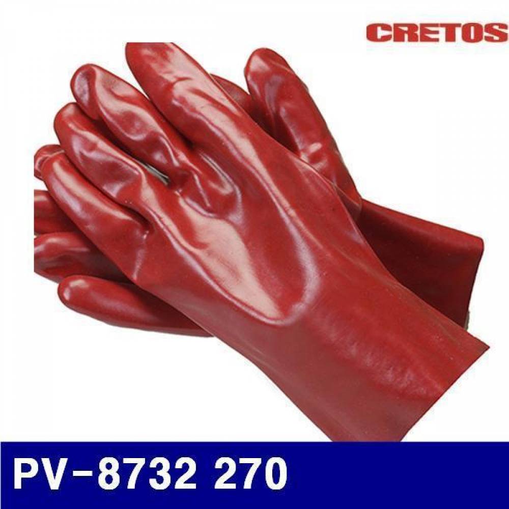 CRETOS 1129524 PVC 장갑 PV-8732 270 10조 (10조)