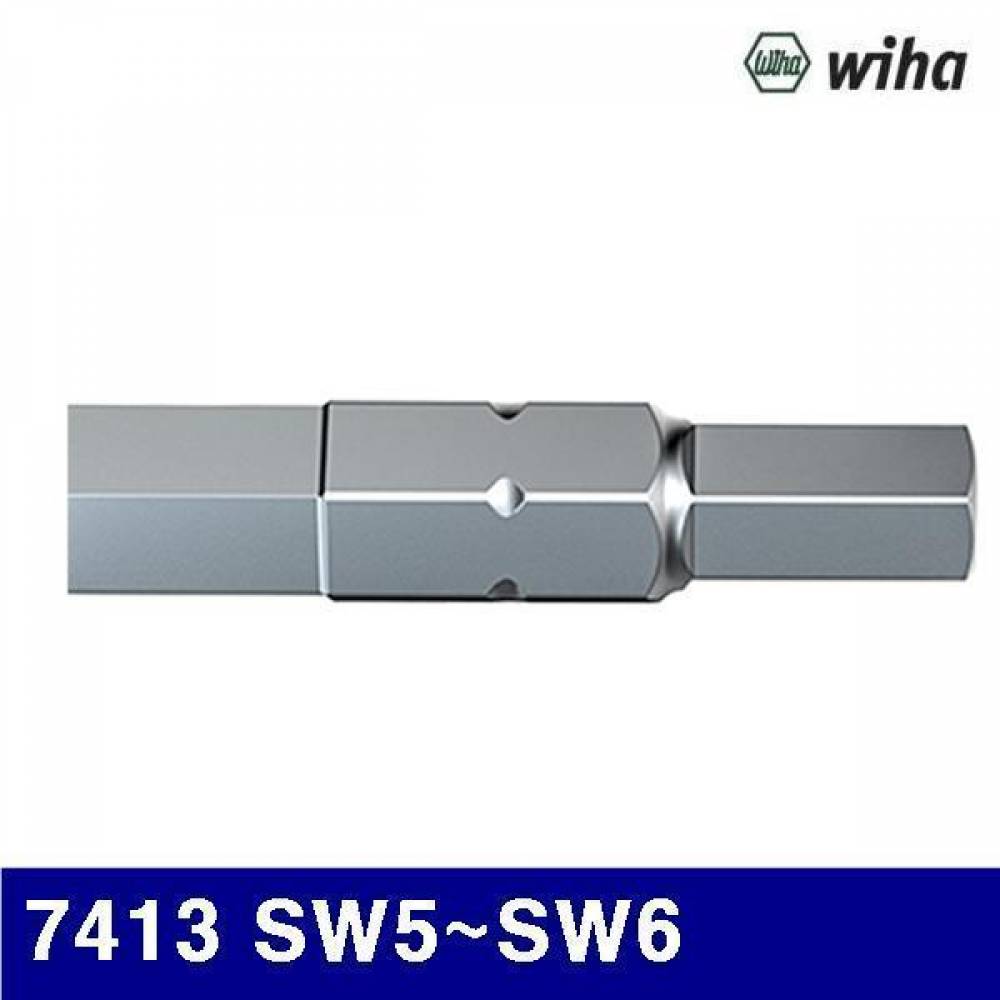 이하 2107662 더블 육각비트 (단종)7413 SW5-SW6 30mm (묶음(10EA))